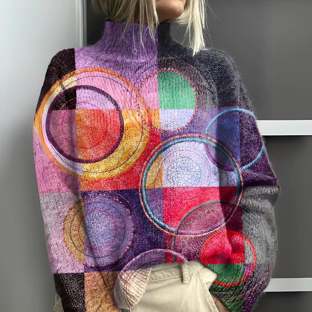 Braelynn | Fashionable Color Block Sweater