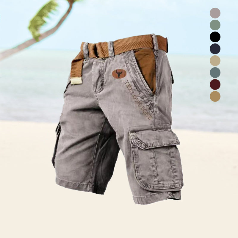 Men's Multi-Pocket Tactical Cargo Shorts