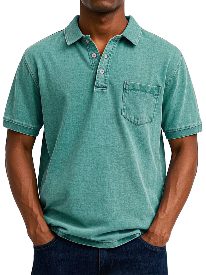 Markuz | Men's Casual Retro Polo Shirt