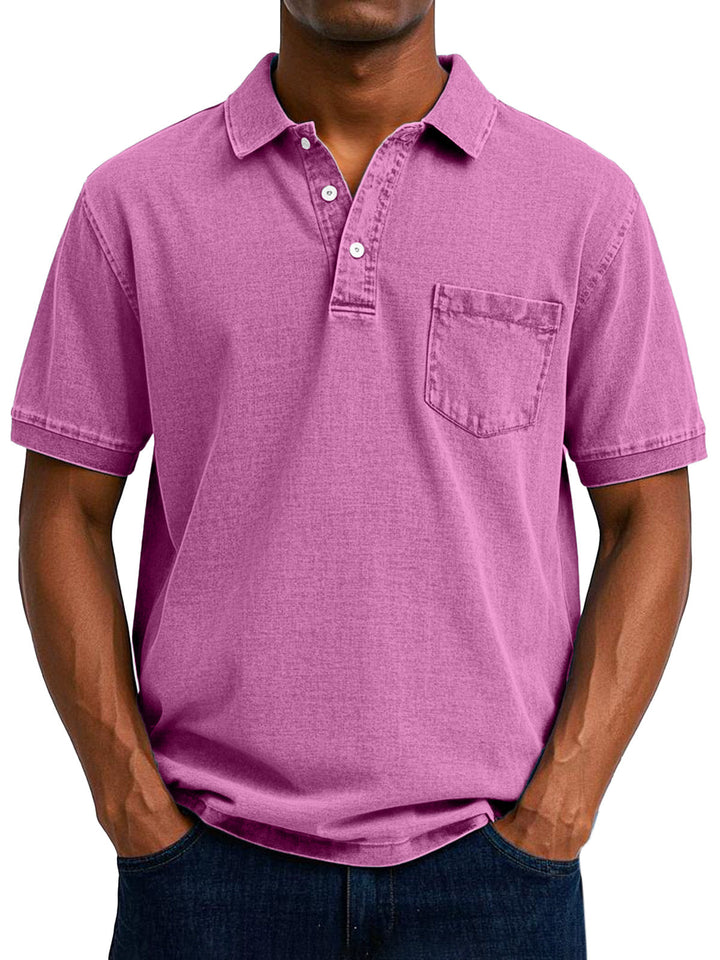 Markuz | Men's Casual Retro Polo Shirt