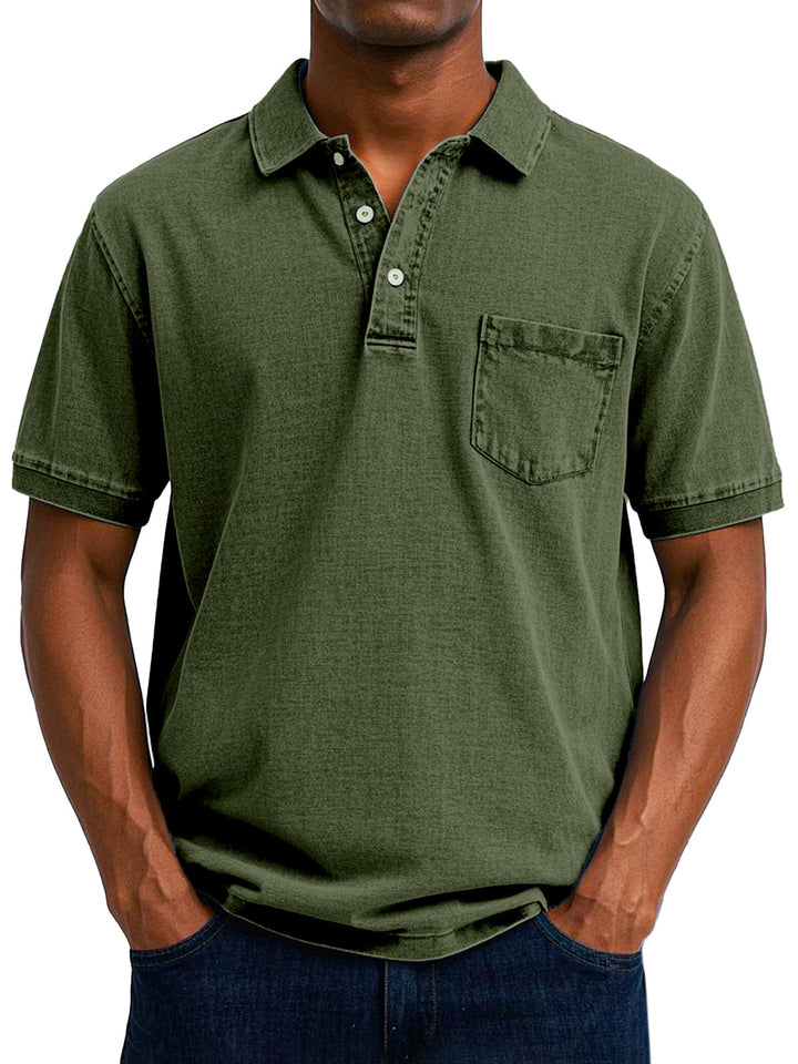 Markuz | Men's Casual Retro Polo Shirt