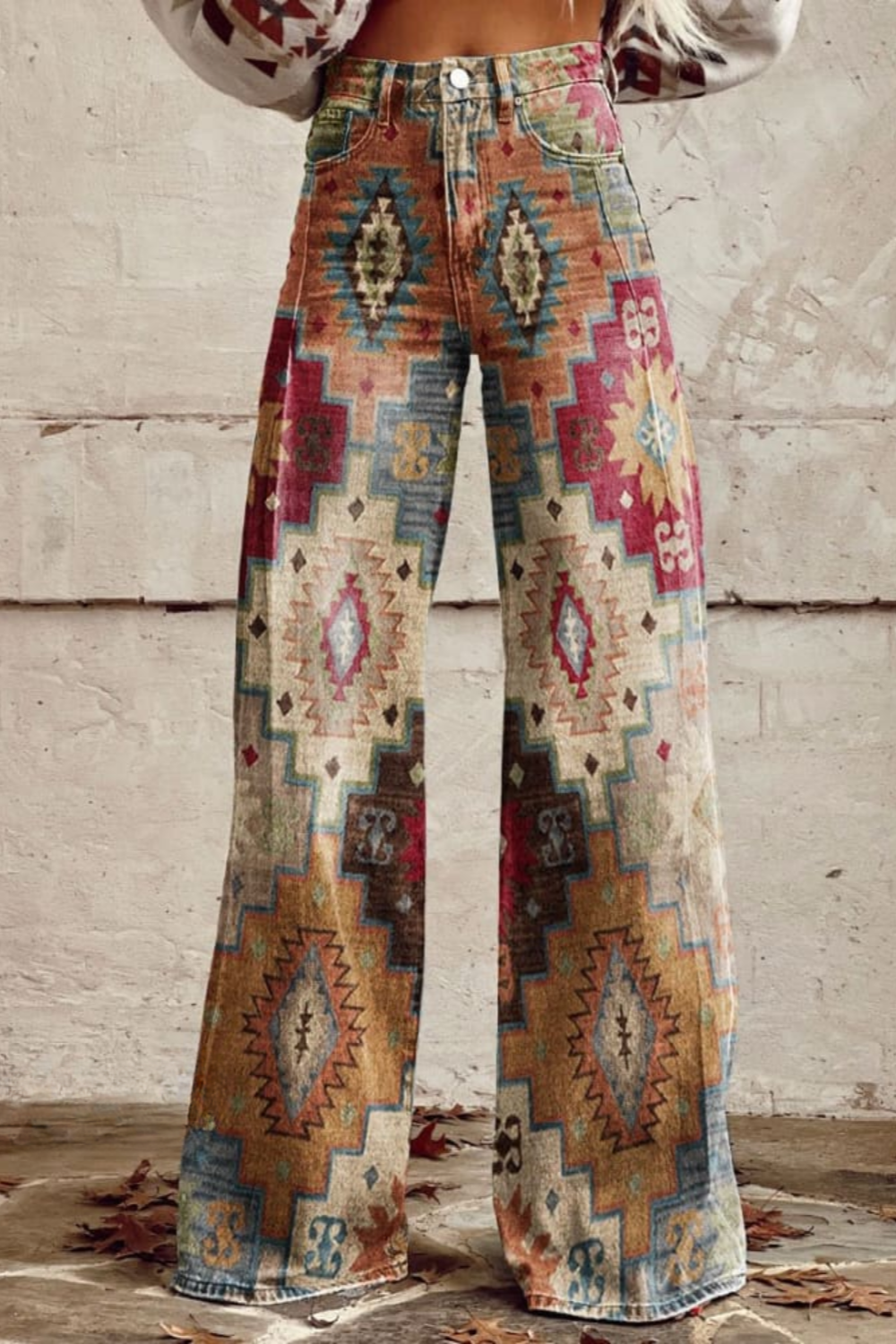 Gerda | Boho Wide Leg Pants