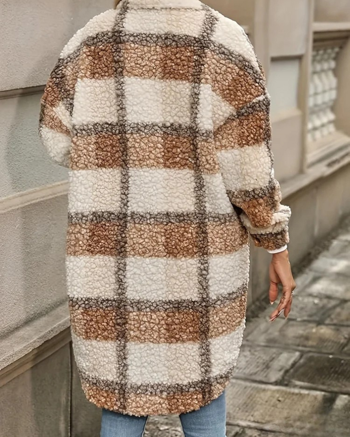 Marilla | Cozy Plaid Coat