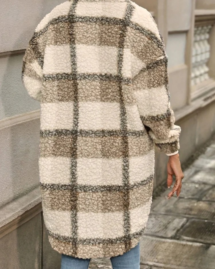 Marilla | Cozy Plaid Coat