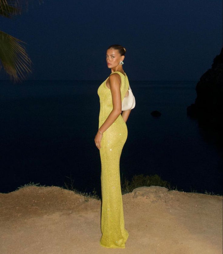 Alethea | Elegant Sleeveless Maxi Dress