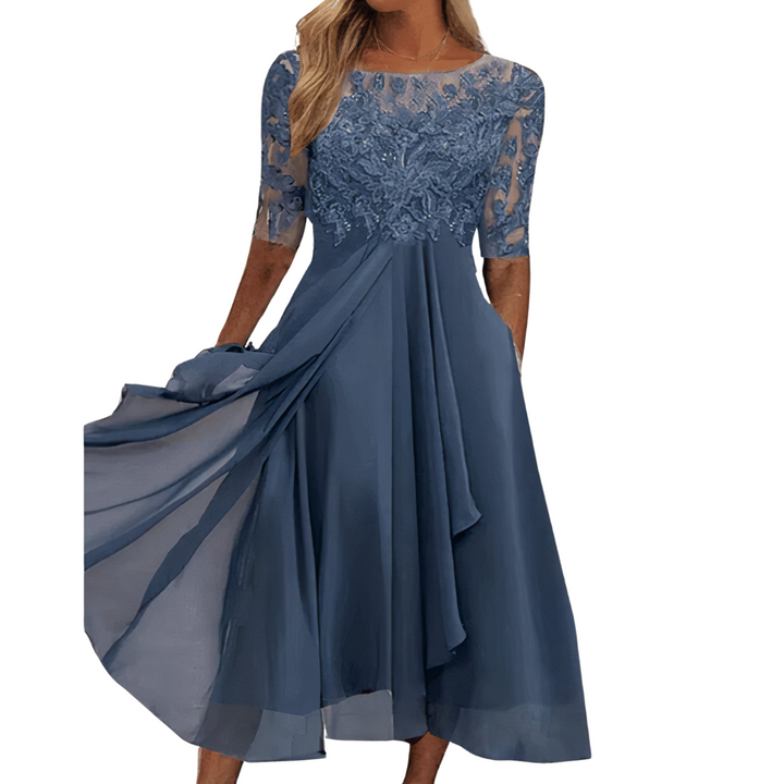 Elegant Asymmetric Evening Gown for Women