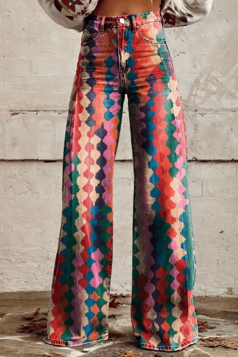 Nicole | Vintage Wide Leg Pants