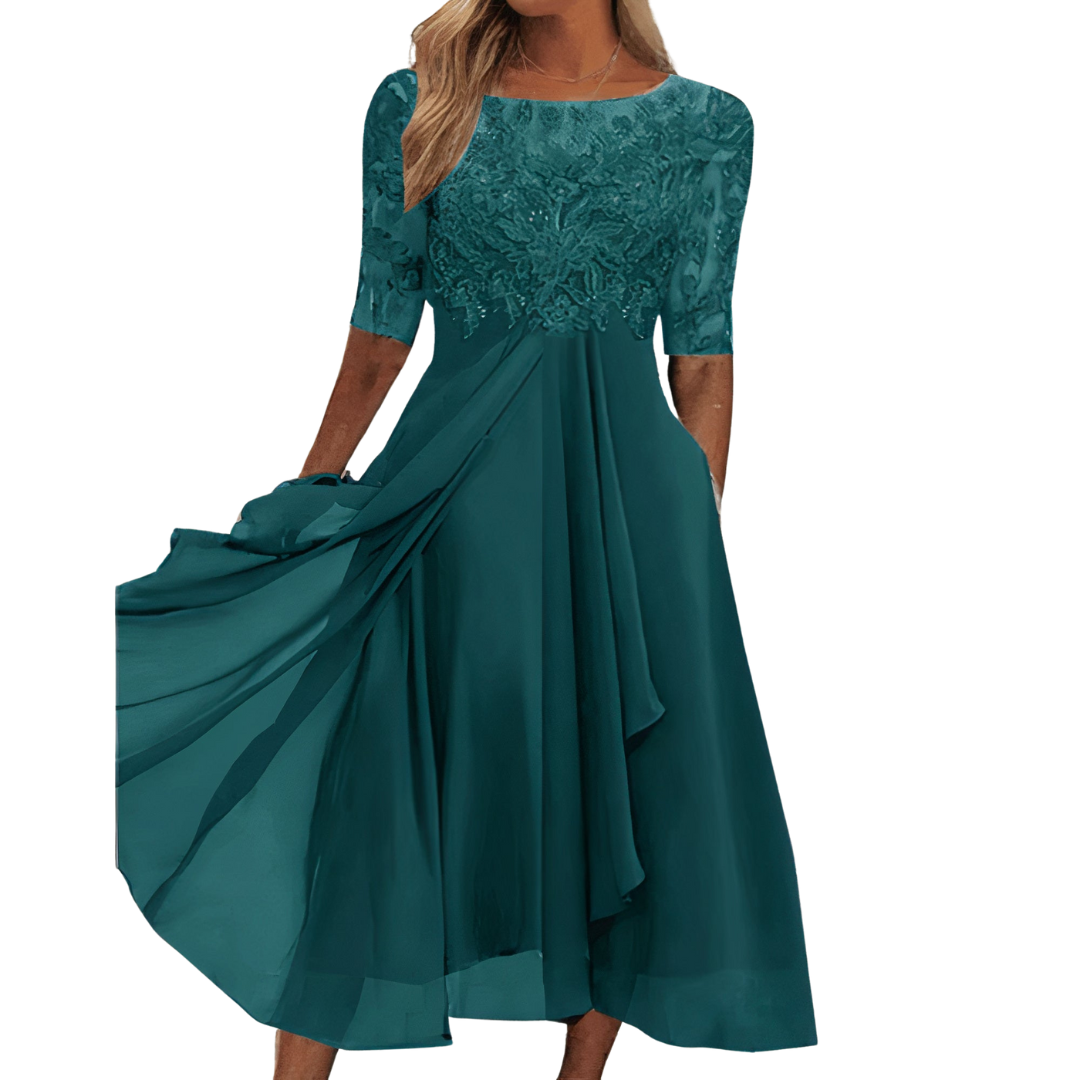 Elegant Asymmetric Evening Gown for Women