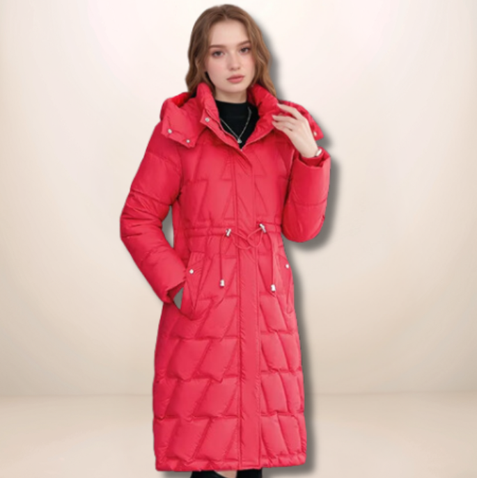 Adele | Quilted Winter Coat with Hood