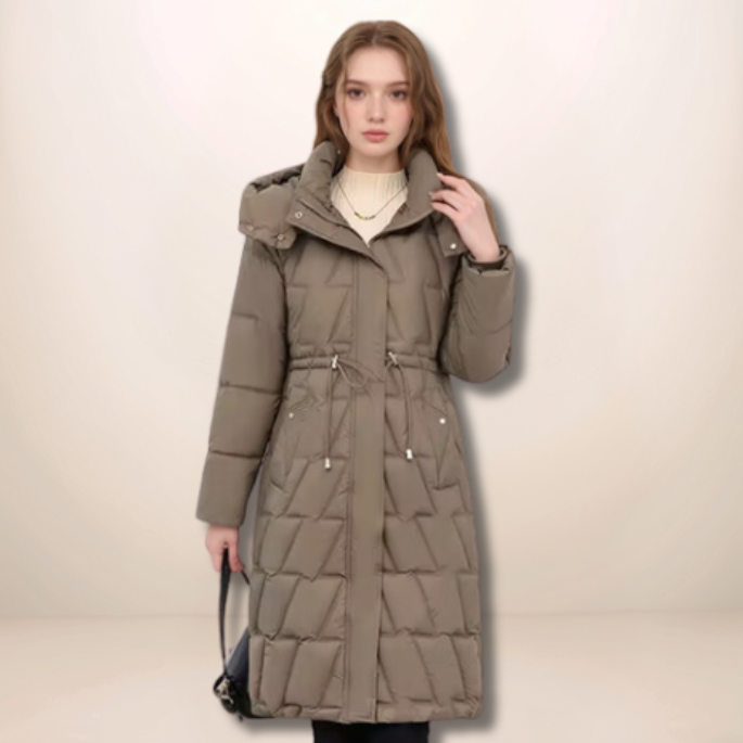 Adele | Quilted Winter Coat with Hood