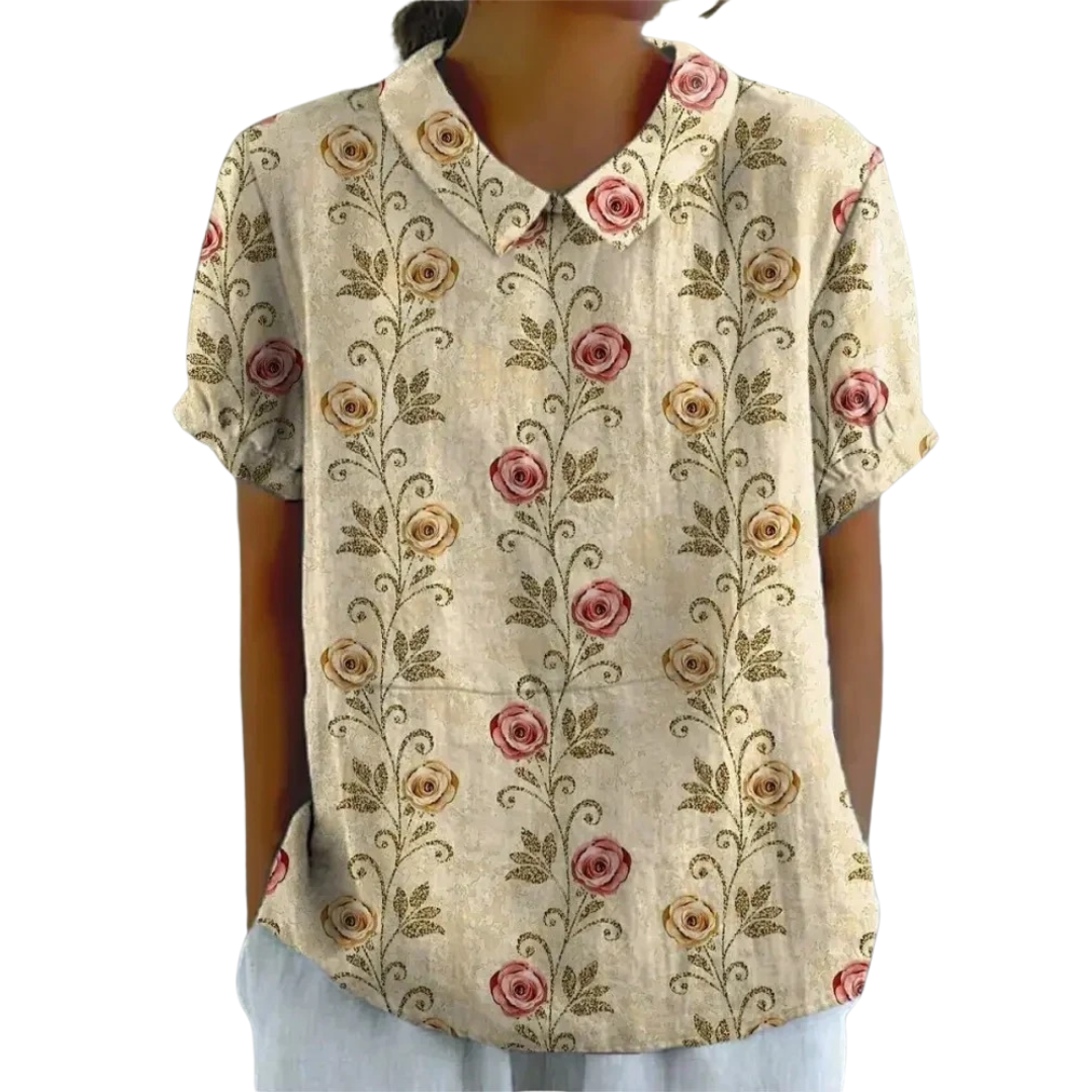 Women's Floral Print Casual Shirt