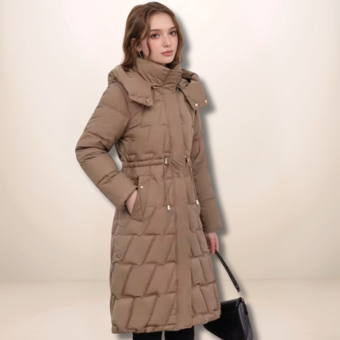 Jayne | Ultra-Warm Quilted Winter Coat with Hood