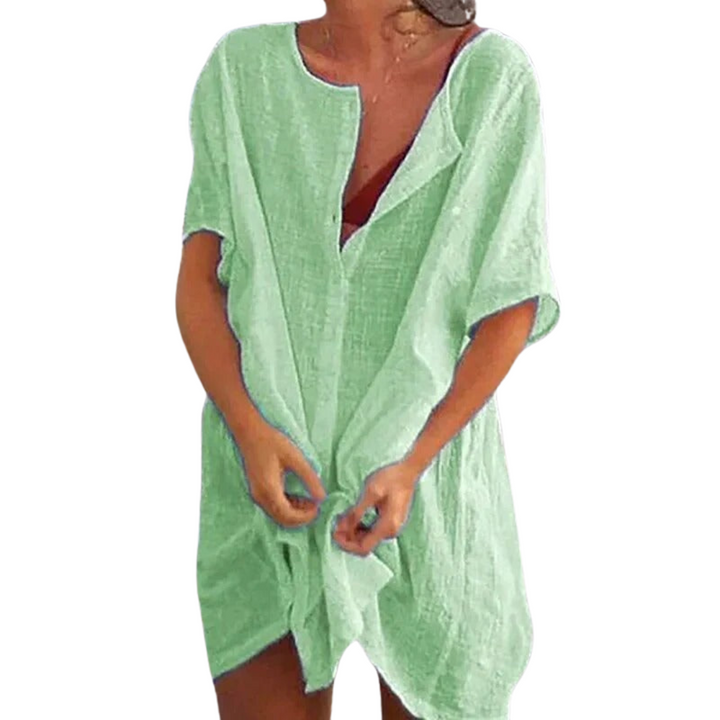 Women's Solid Color Bikini Cover-Up