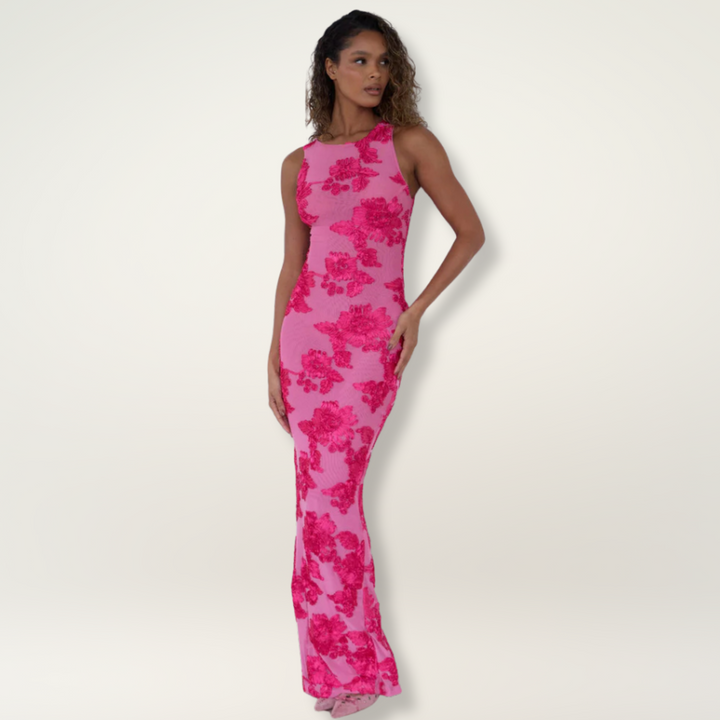 Lilia | Elegant Floral Maxi Dress