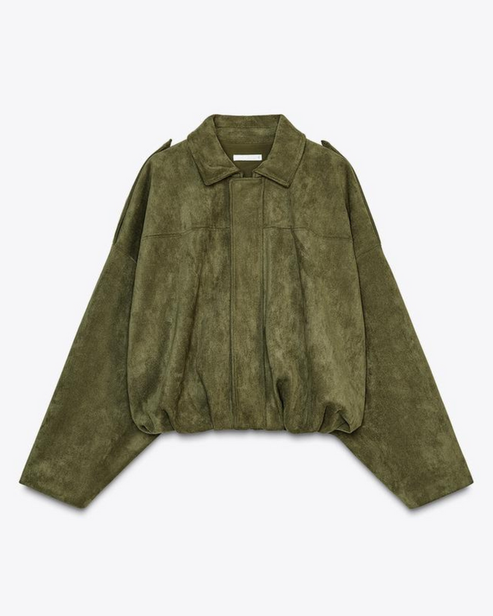 Malin | Women’s Suede-Effect Bomber Jacket