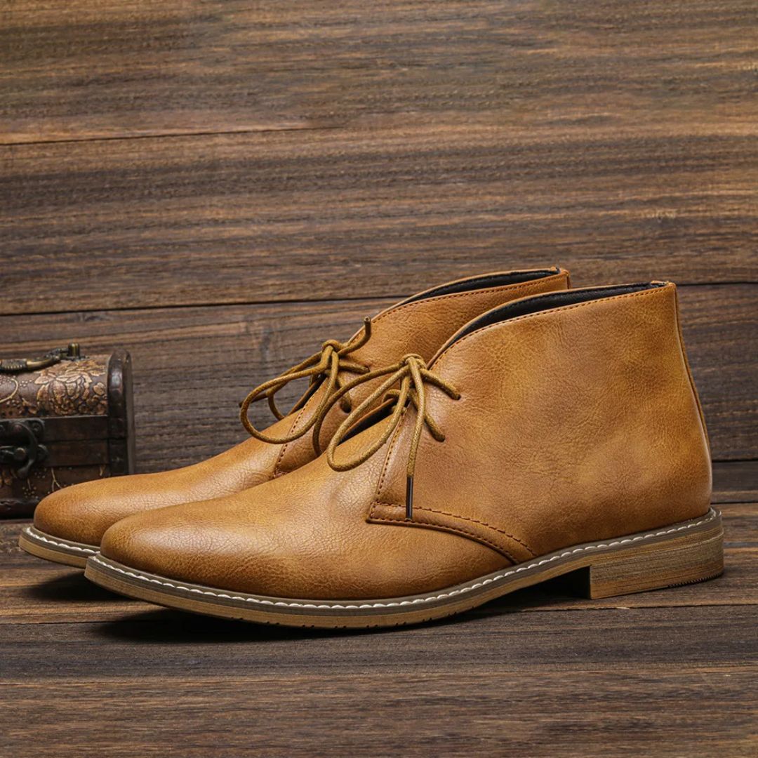 Asher | Leather Chukka Boots