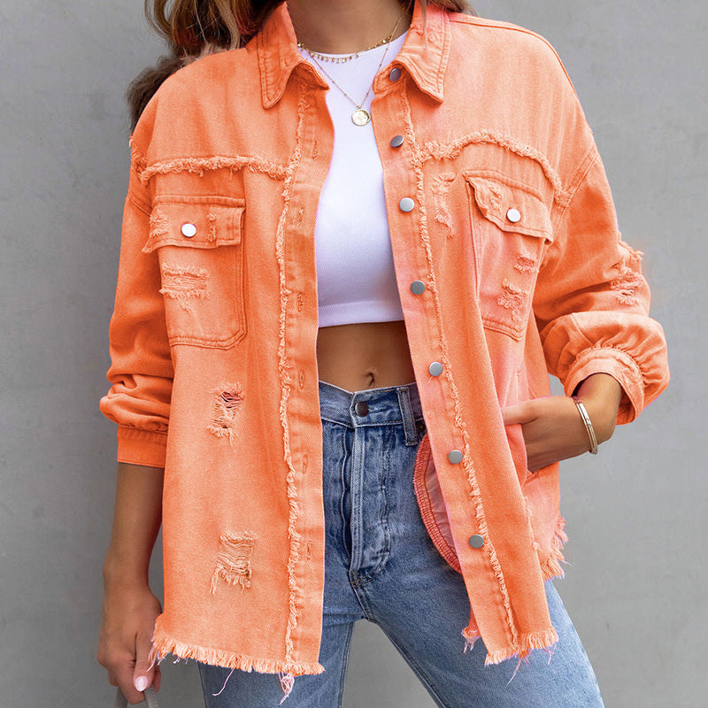 Gladys | Vibrant Denim Jacket