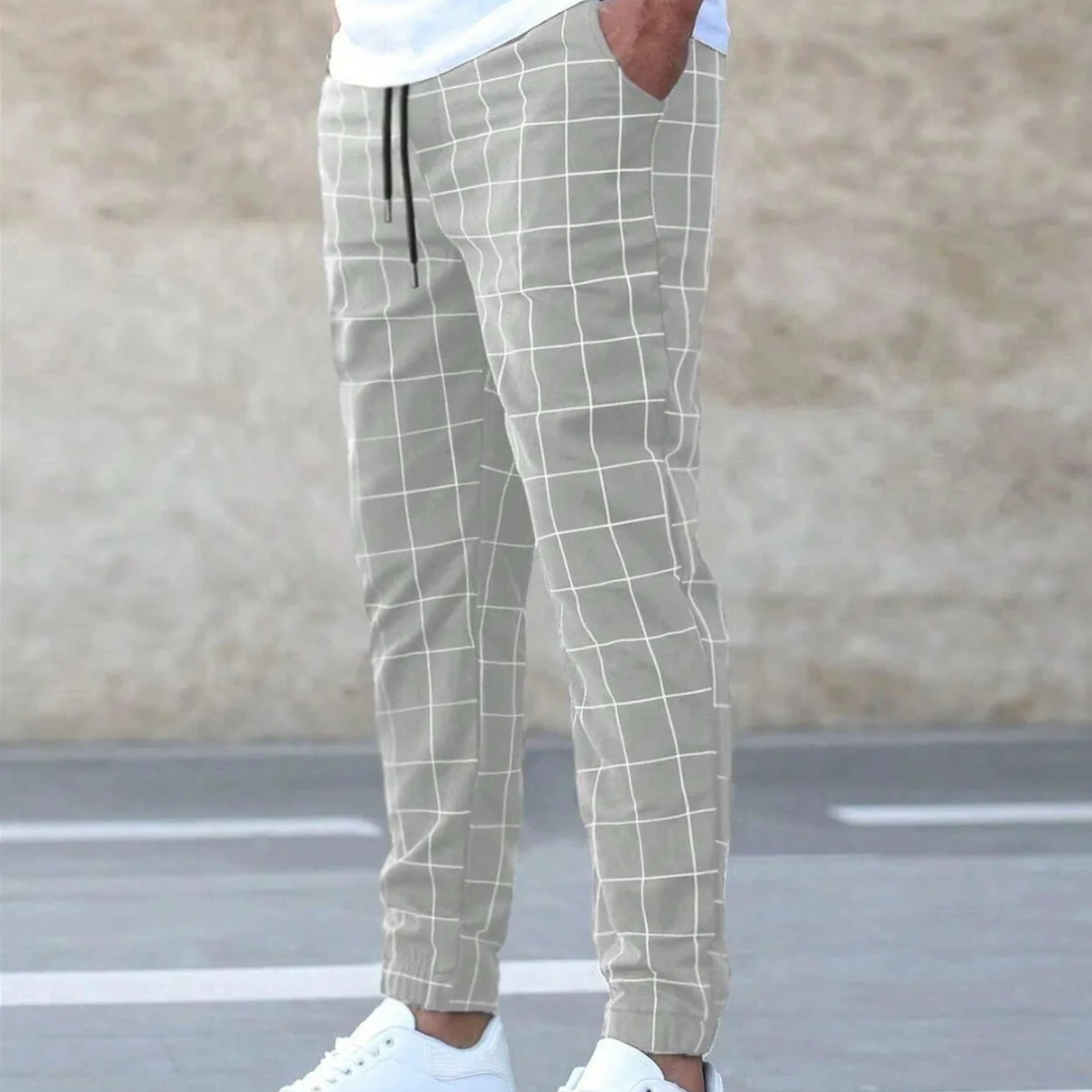 Clemente | Men’s Checkered Jogger Pants
