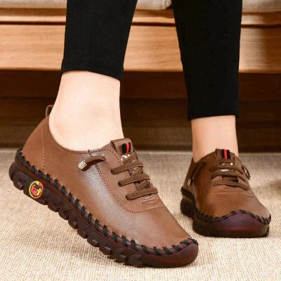 Platform Lace-Up Loafers for Women