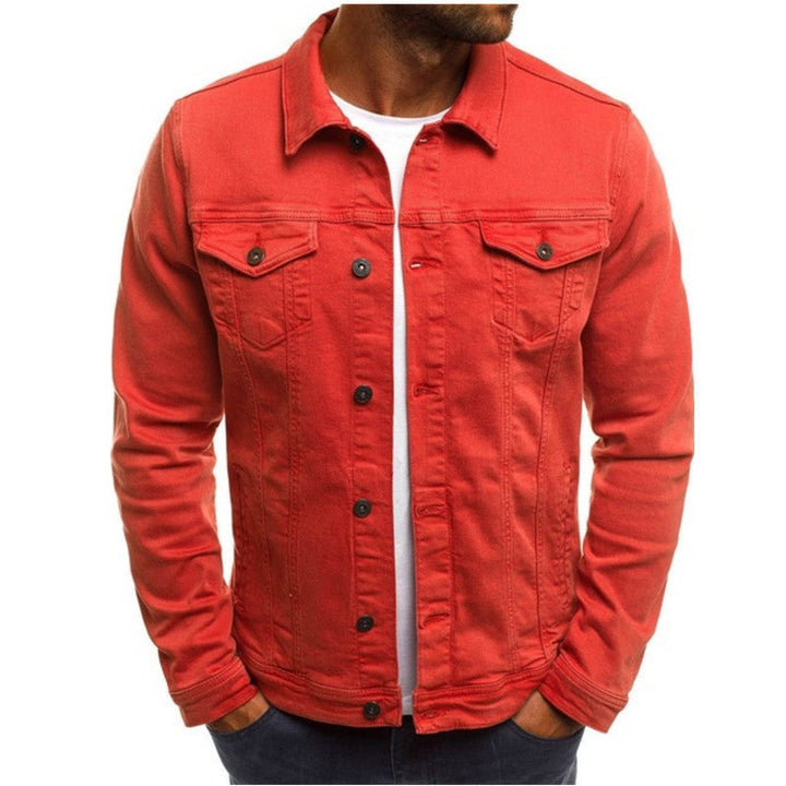 Slim Fit Denim Jacket for Men