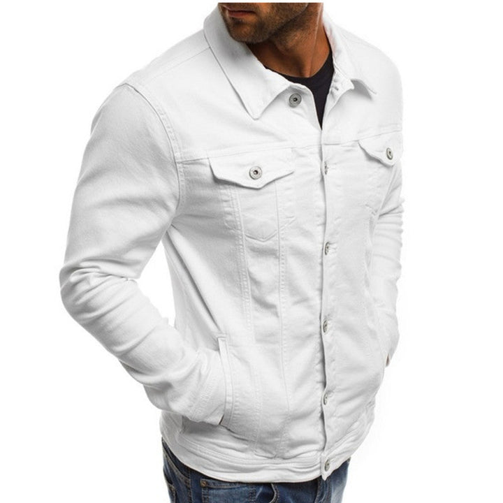 Slim Fit Denim Jacket for Men