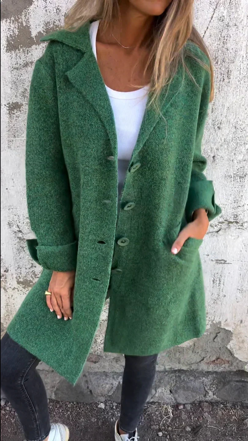 Candice | Casual Single-Breasted Stylish Reversible Coat