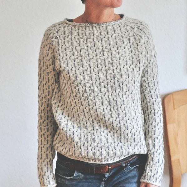 Karrie | Timeless Gray Knit Sweater