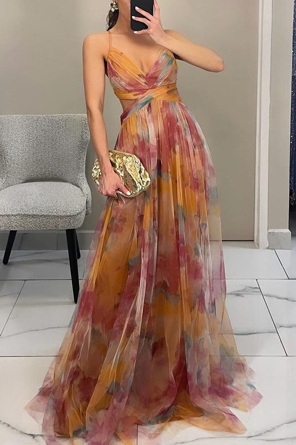 Gita | Romantic Floral Maxi Dress