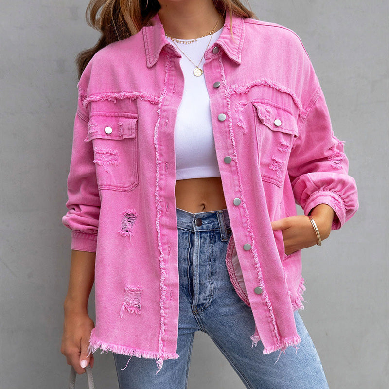 Gladys | Vibrant Denim Jacket