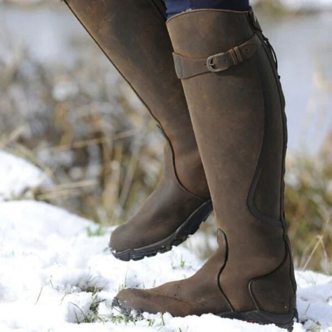 Women's Low Heel Knee-High Riding Boots