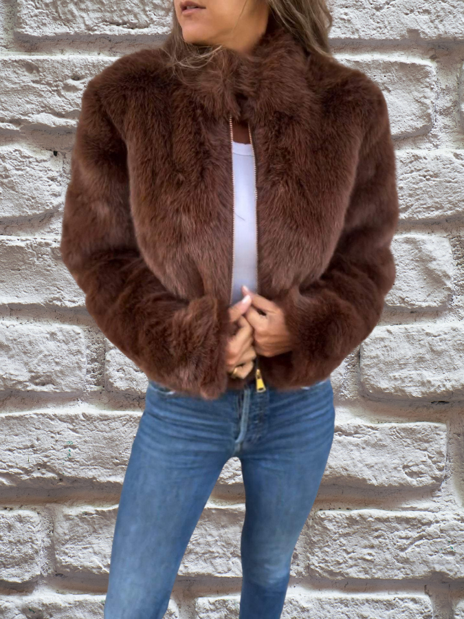 Angelyne | Luxury Faux Fur Jacket