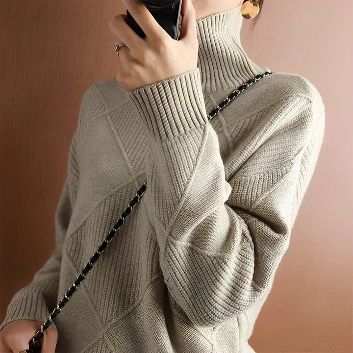 Andréanne | Knitted Turtleneck Sweater