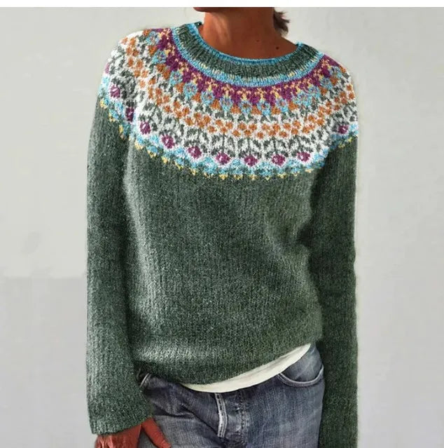 Kierra | Retro Nordic Style Sweater