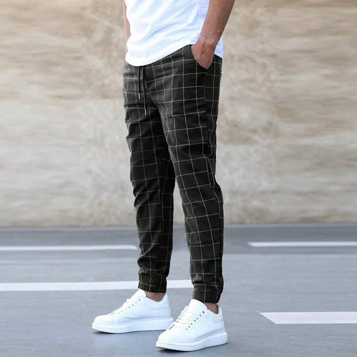 Clemente | Men’s Checkered Jogger Pants