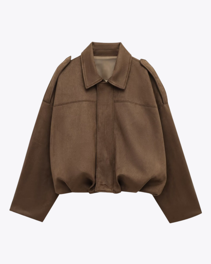 Malin | Women’s Suede-Effect Bomber Jacket