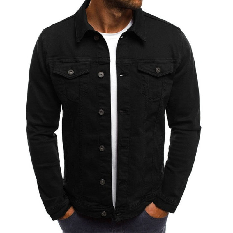 Slim Fit Denim Jacket for Men