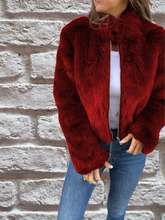 Angelyne | Luxury Faux Fur Jacket