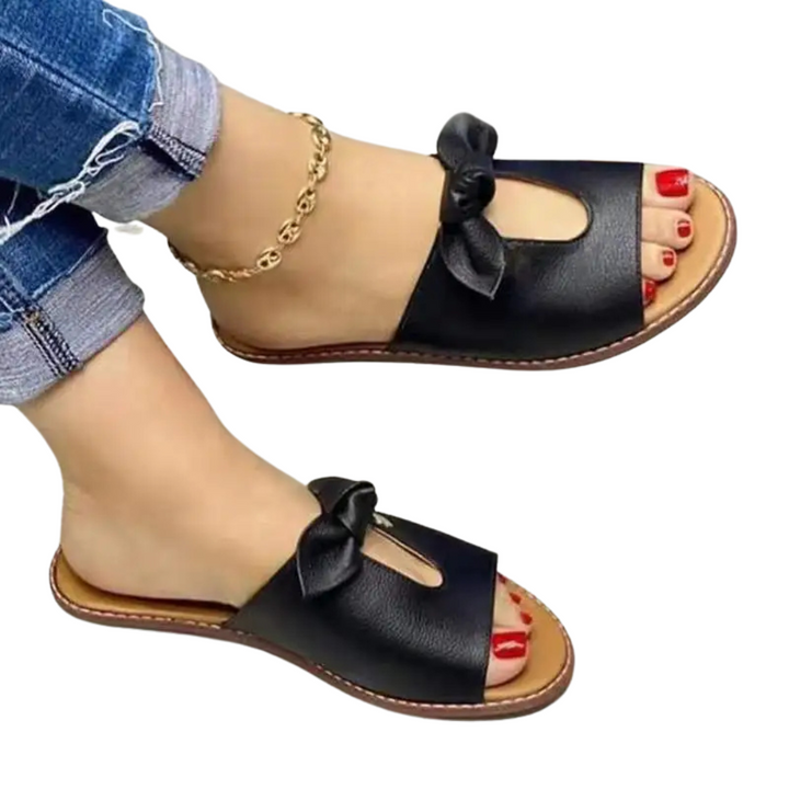 Summer Slippers with Butterfly-Knot for Women