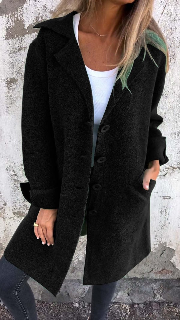 Candice | Casual Single-Breasted Stylish Reversible Coat