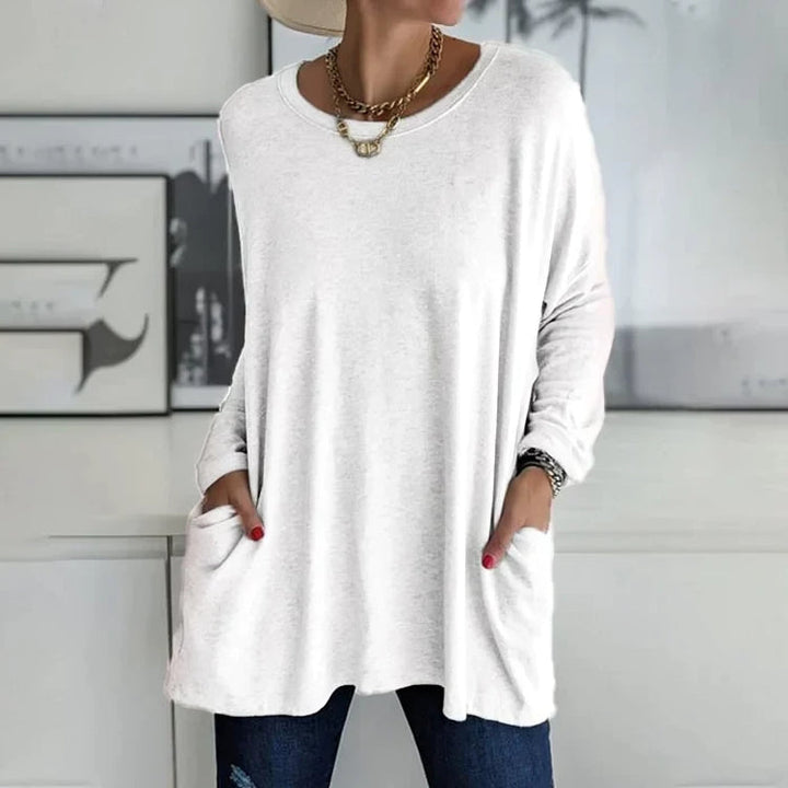 Baggy Long Sleeve Tunic Top for Women