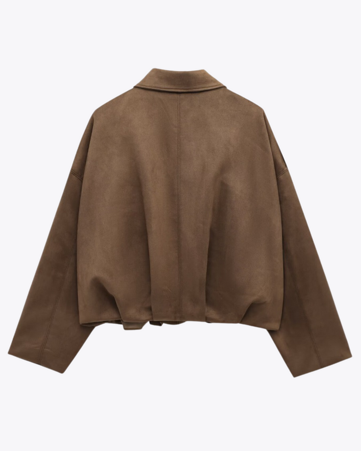 Malin | Women’s Suede-Effect Bomber Jacket