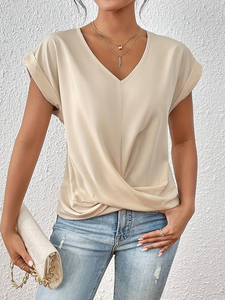 Aimée | Casual Blouse With V Neckline