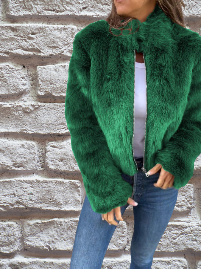 Angelyne | Luxury Faux Fur Jacket