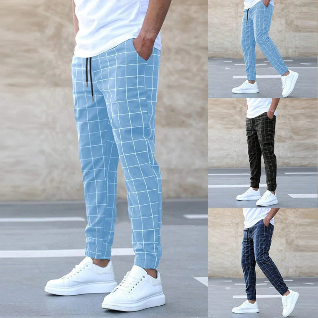 Clemente | Men’s Checkered Jogger Pants