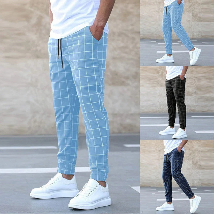 Clemente | Men’s Checkered Jogger Pants