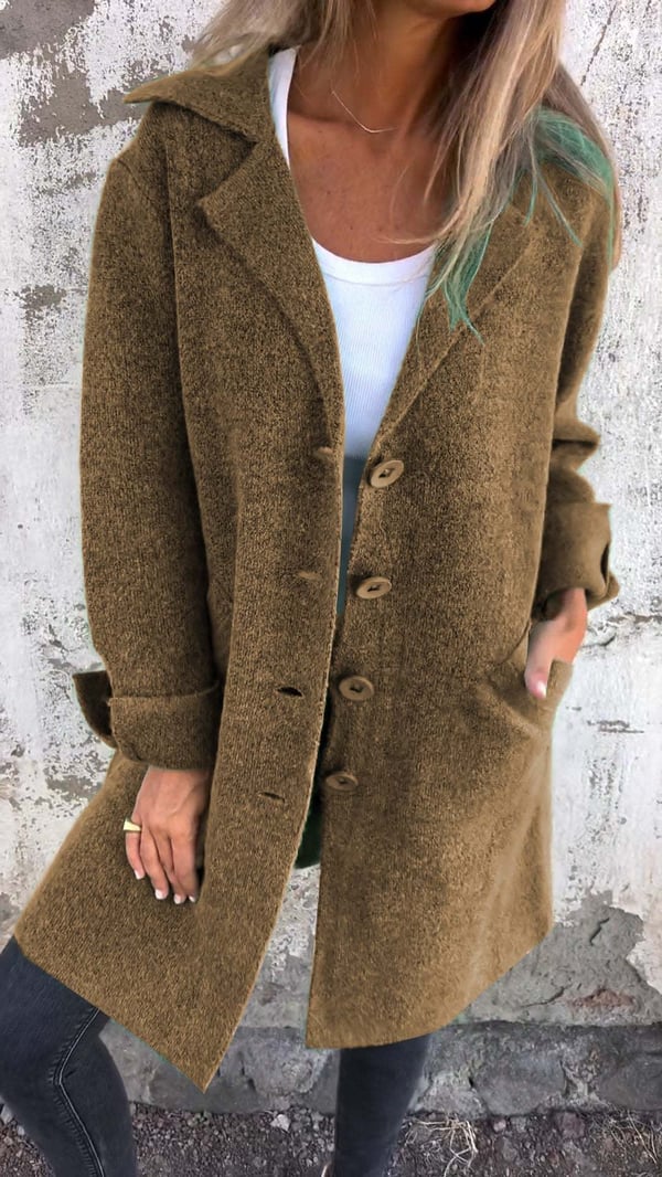 Candice | Casual Single-Breasted Stylish Reversible Coat