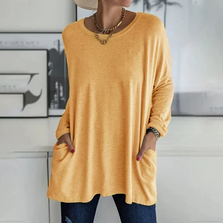 Baggy Long Sleeve Tunic Top for Women