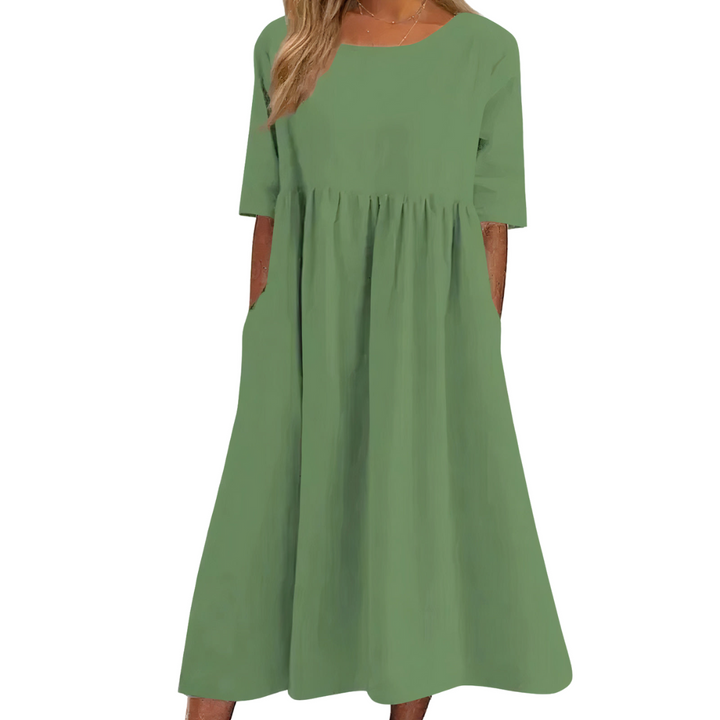 Women's Cotton Casual Loose Dress