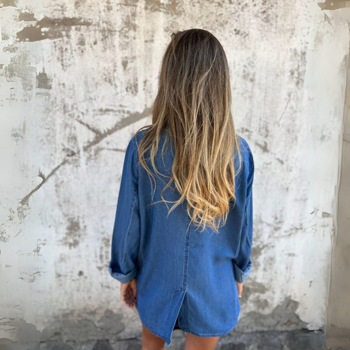 Delima | Relaxed-Fit Denim Blazer for Women