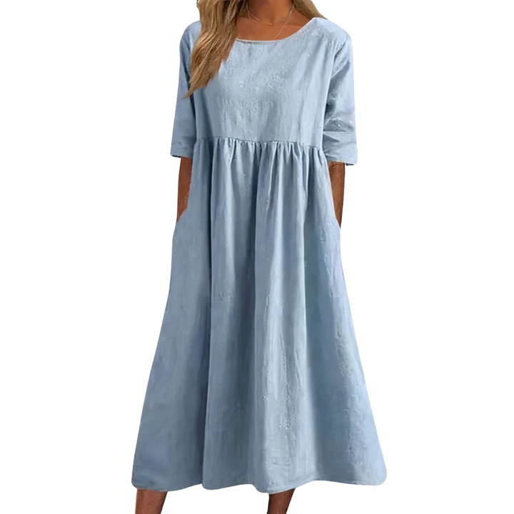 Women's Cotton Casual Loose Dress